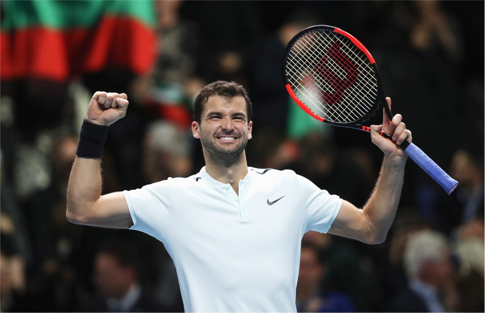 The tennis player Grigor is proudly representing Bulgaria on a global level
